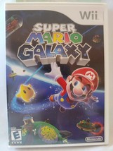 Super Mario Galaxy (Nintendo Wii, 2007) preowned Complete with manual &amp; flyers - £15.62 GBP
