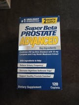 Super Beta Prostate Advanced Male Supplement Beta-Sitosterol, 120 Caplets (O8) - £31.61 GBP