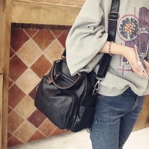 New Women Handbag Multifunction Leather Flap Bag Ladies Vintage Casual Backpack  - £62.91 GBP