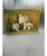 Vintage  1969 Mushroom Oil Painting Signed By CY.Martini - $1,101.15 MXN