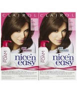 Clairol Nice &#39;n Easy Color Blend Foam Hair Color, 6, Light Brown, 2 pk - £29.99 GBP