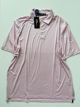 RLX Ralph Lauren Wicking UV Spyglass Striped Polo Shirt ( XL ) - £62.60 GBP