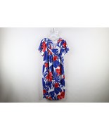 Vintage 80s 90s Streetwear Womens Medium Distressed Flower Muu Muu Dress... - $54.09 CAD
