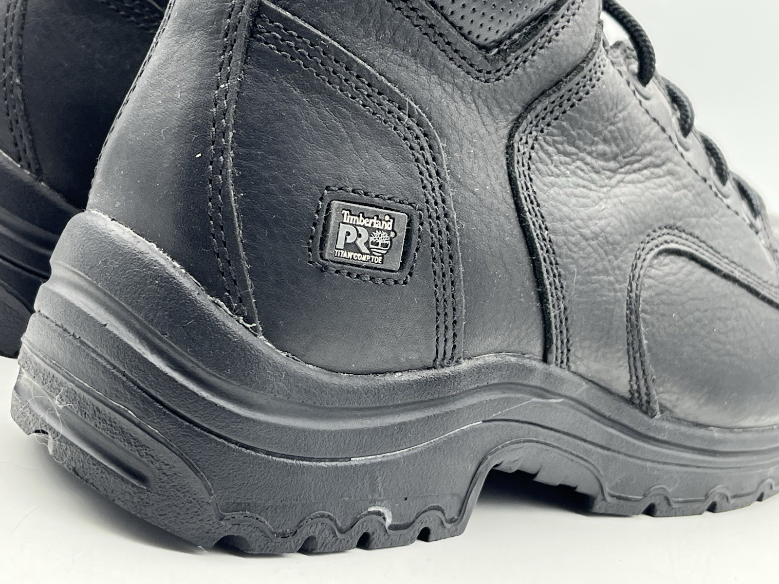 New Timberland PRO TITAN COMPOSITE TOE SZ 12 M MEN Work Boot in BLACK 50507 - $139.99