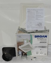 Broan AR80X Roomside Series Easy Install Bathroom Ventilation Fan image 1