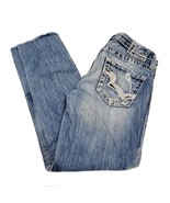 Big Star Womens Sweet Skinny Ultra Low Rise Distressed Faded Jeans 28 - $41.60 CAD