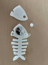 Fish bone airtag holder case 3D Printed - £6.25 GBP