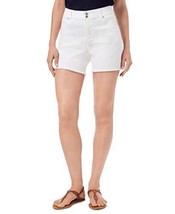 Style &amp; Co Womens Frayed Hem Denim Shorts,Bright White,18 - £44.28 GBP