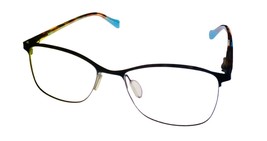 Lucky Mens Ophthalmic Soft Square Black Tortoise Metal Frame D509. 54mm - £35.27 GBP