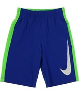 Nike Children&#39;s Dri-Fit As Fly Woven Training Shorts, Blue/Light Green, ... - $357.32 MXN