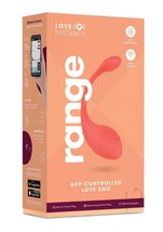 LOVE DISTANCE RANGE LOVE EGG RECHARGEABLE APP CONTROLLED VIBRATOR - £124.55 GBP