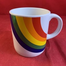FTD Florist Rainbow Ceramic Coffee Tea Gift Mug Cup 1984 Korea Vintage G... - $19.99