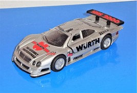 Welly No. 9746 Loose Car 1/43 Scale Mercedes-Benz CLK-GTR Silver WURTH HHS 2000 - $6.44