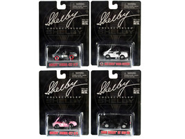 Carroll Shelby 50th Anniversary 4 piece Set 2022 Release Q 1/64 Diecast Cars She - £42.12 GBP