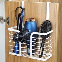 YIGII Hair Dryer Holder Adjustable Height Hair Tool Organizer White Bath... - $37.77