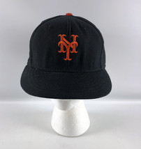 New York Giants Fitted Baseball Hat American Needle Black Orange Vintage NY - $79.19