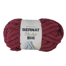 New Yarnspirations Bernat Blanket Big Rich Burgundy 161251 300g 32 Yards  - £15.69 GBP