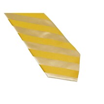 Men's Stacy Adams Tie and Hankie Set Fancy Woven Silky Satin #SAT87 Gold image 3