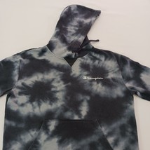 Champion RN#15763 Women's M Dyed Black Cotton Blend Hoodie Pullover Sweatshirt image 9