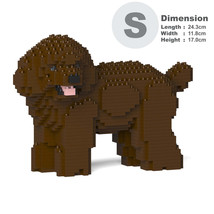 Toy Poodle Dog Sculptures (JEKCA Lego Brick) DIY Kit - $70.00