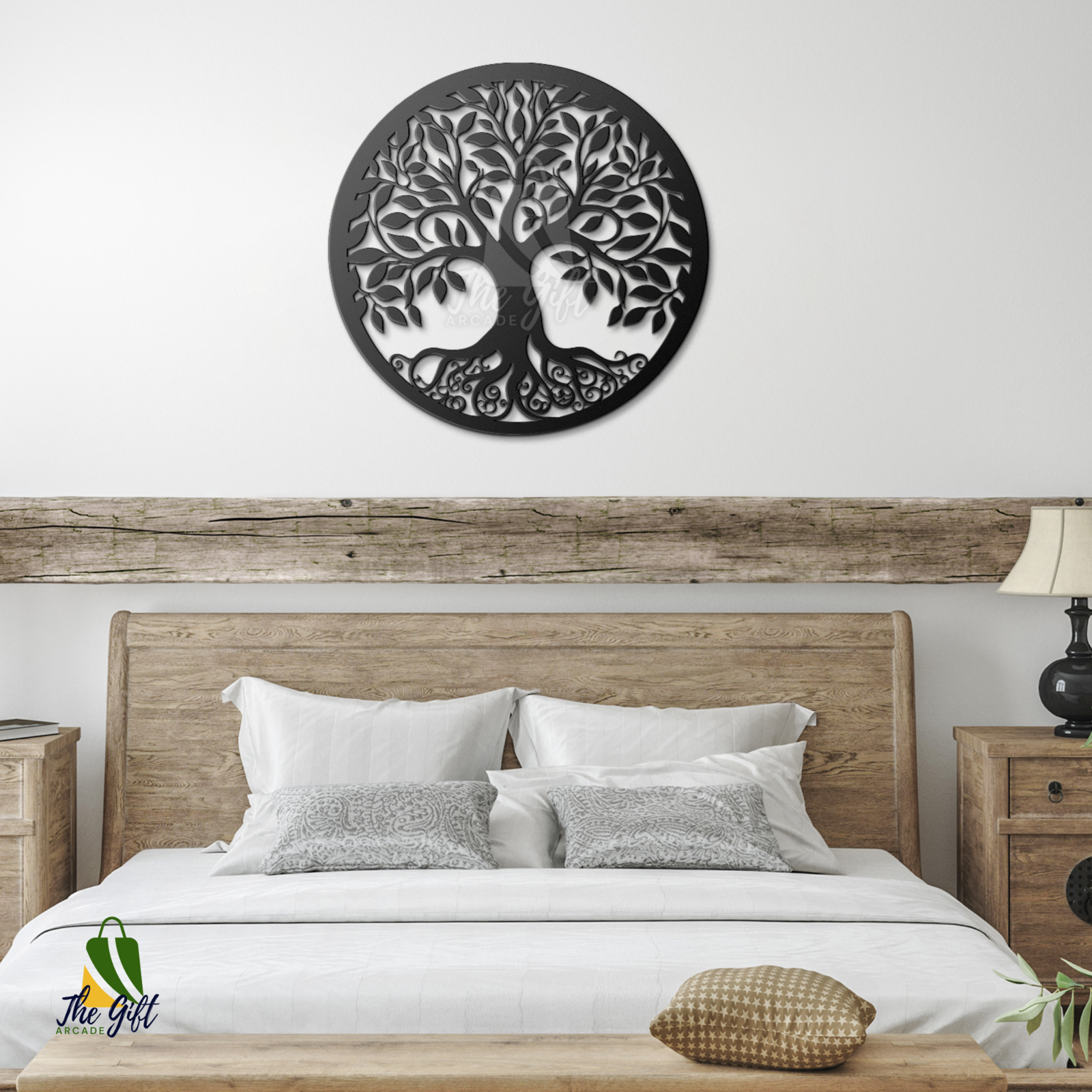 Stunning Round Tree Of Life Metal Wall Art - Elegant & Durable Home Decor Gifts