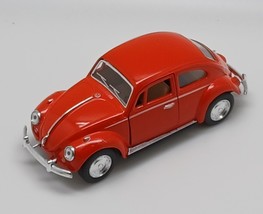 5&quot; 1967 Volkswagen Classic Beetle 1:32 Scale Doors Open Rubber Tires - $223.48 MXN