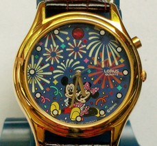 New! Disney Musical Mickey Mouse Watch! Mickey Mouse March Plays and Light Twink - £234.31 GBP