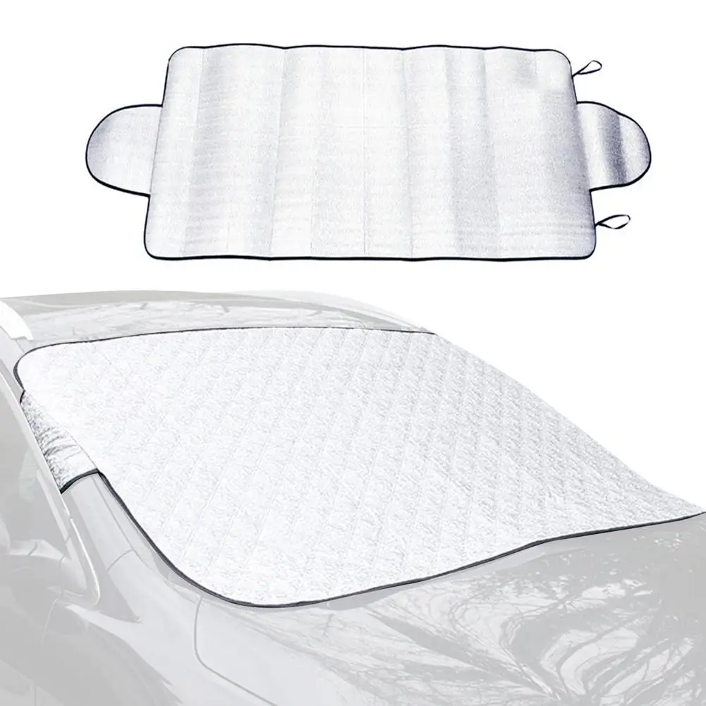 Universal Car Snow Cover - Outdoor Waterproof Sunshade with Anti-Theft Folding - £12.85 GBP