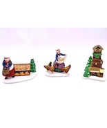 Dept 56 III THREE French Hens Twelve Days of Dickens Village #58378 VTG ... - $53.50 CAD