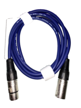 Blue 6 Foot XLR Patch Cable PA DJ Audio Cord SAXLX - $7.80