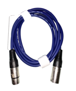 Blue 6 Foot XLR Patch Cable PA DJ Audio Cord SAXLX - $10.75 CAD