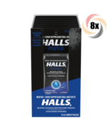 Full Box 8x Packs HALLS Minis Menthol Menthol Cough Drops | 24 Drops Per... - €38,31 EUR