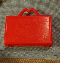 000 1988 Little Red McDonalds Lunch Box Carry Case School - €6,12 EUR