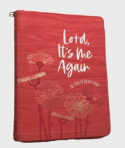 $12 Lord It&#39;s Me Again 365 Daily Devotions 2023 Pink God Zipper Binder Book - £11.13 GBP