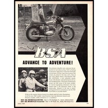 1967 BSA Lightning Motorcycle Vintage Print Ad Blonde Sweater Dress Wall... - $10.97