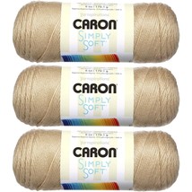 Caron Simply Soft Yarn Solids (3-Pack) Bone H97003-9703 - $29.99