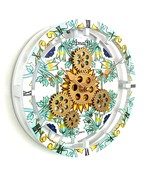 ITALY LINE DESK CLOCK ROUND (HYBRID WALL) 10 INCH AMALFI - $63.99