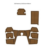 2020 Monterey 215SS Swim Platform Boat EVA Foam Teak Deck Floor Pad Mat ... - $492.97 CAD