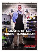 True Value Home Improvement Hardwarian Master 2009 Full-Page Print Magazine Ad - £7.75 GBP
