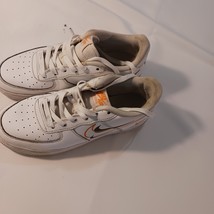 Nike Air Force 1 Multi Swoosh GS Trainers Boys/Girls Shoes DV7141 100 White 7Y image 9