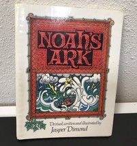 Noah&#39;s Ark by Jasper Dimond 1983 Vtg Spiral Bound Childrens book - £15.81 GBP