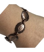 Vintage Native American Copper Link Bracelet Navajo 7” - $36.45