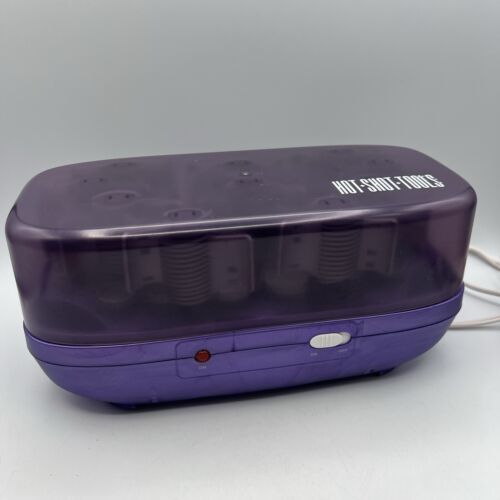 Set 20 Hot Shot Tools Helen Of Troy Hair Setter Flocked Rollers Clips Cu... - $36.45