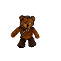 Build A Bear Star Wars Chewbacca Bear Plush 17&quot; Stuffed Animal Chewie Brown - $13.85