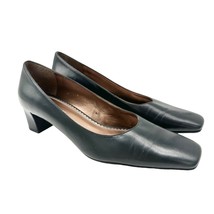 Naturalizer Pumps Shoes Womens 8 1/2 N Navy Blue 2in Block Heel - $31.68