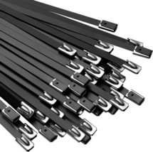 Metal Zip Ties: 95 Pcs, 19.7 Inches, Heavy Duty Stainless Stee - £25.64 GBP