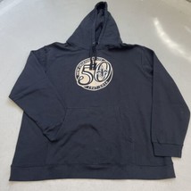 Fanatics New Orleans Saints Black Hoodie Sweatshirt 50th Anniversary Men Sz 3XL - £22.15 GBP
