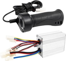 500W Brushed Dc Motor Speed Controller Alloy Brush Motor Control Box Thr... - £33.05 GBP