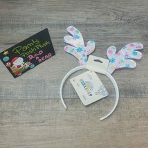 New Build a Bear Reindeer Antlers Headband Snow Magical Glisten Plush Ch... - $9.50