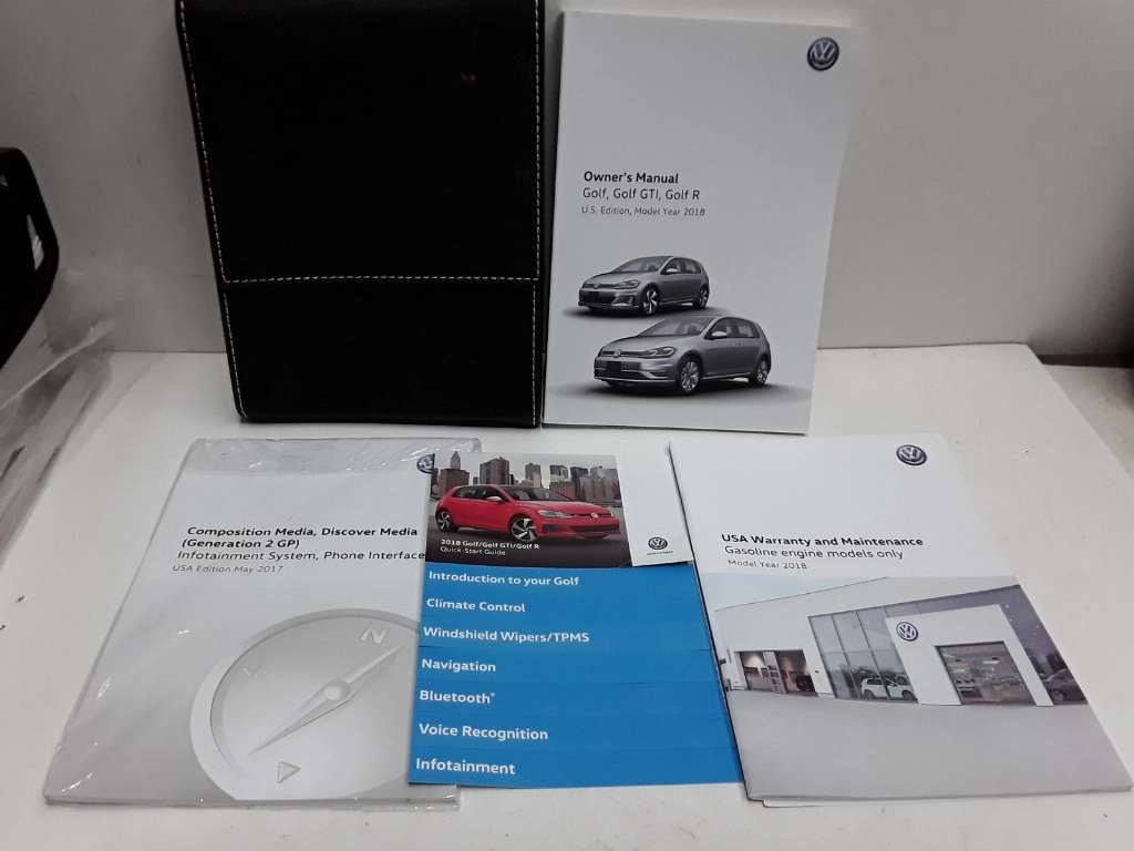 2018 Volkswagen Golf, Golf GTI, Golf R Owners manual - $63.37